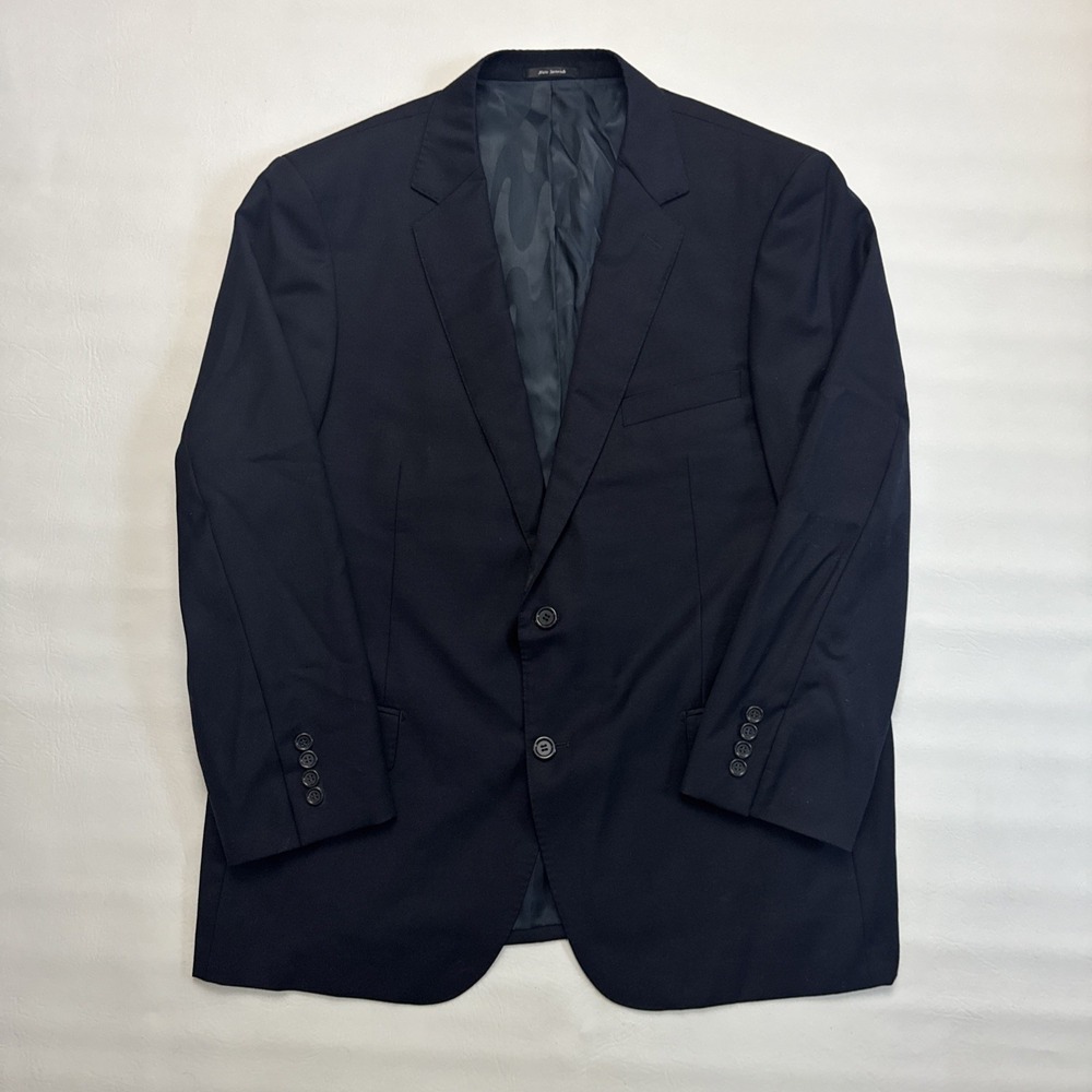 Mattarazi Uomo Blazer Suit Men 56R Navy Blue Camo Liner Super 150s Wool Cashmere